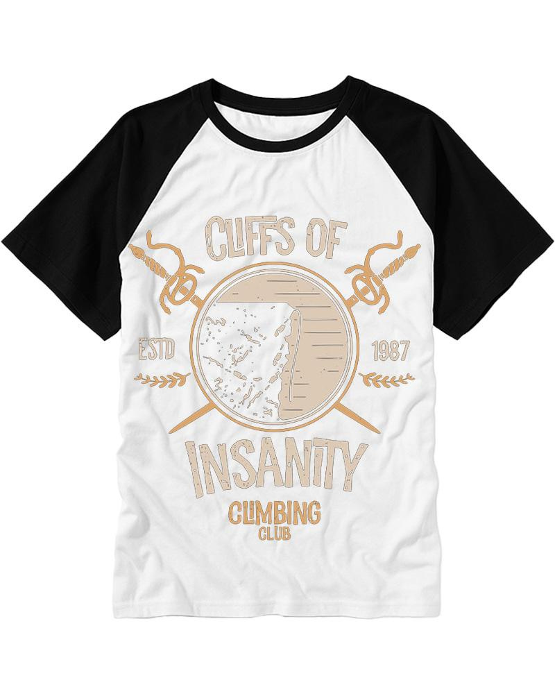 Cliffs Of Insanity 1980s Raglan Baseball T-Shirt image 4