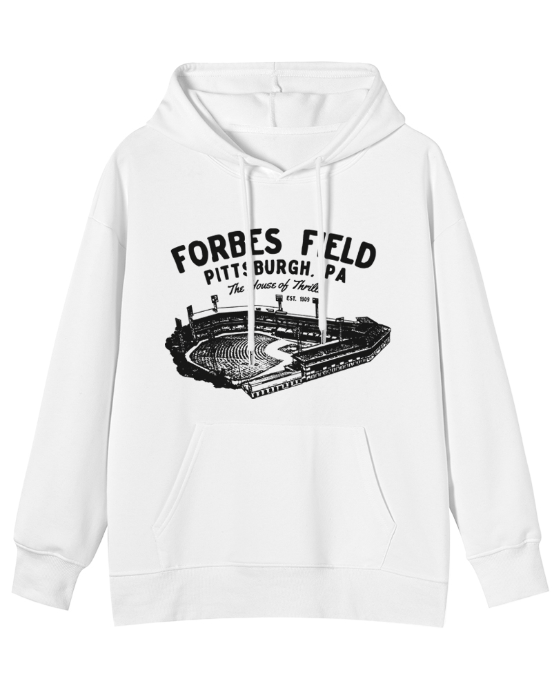 Forbes Field was the home of the Pittsburgh Pirates Cotton Hoodie image 4