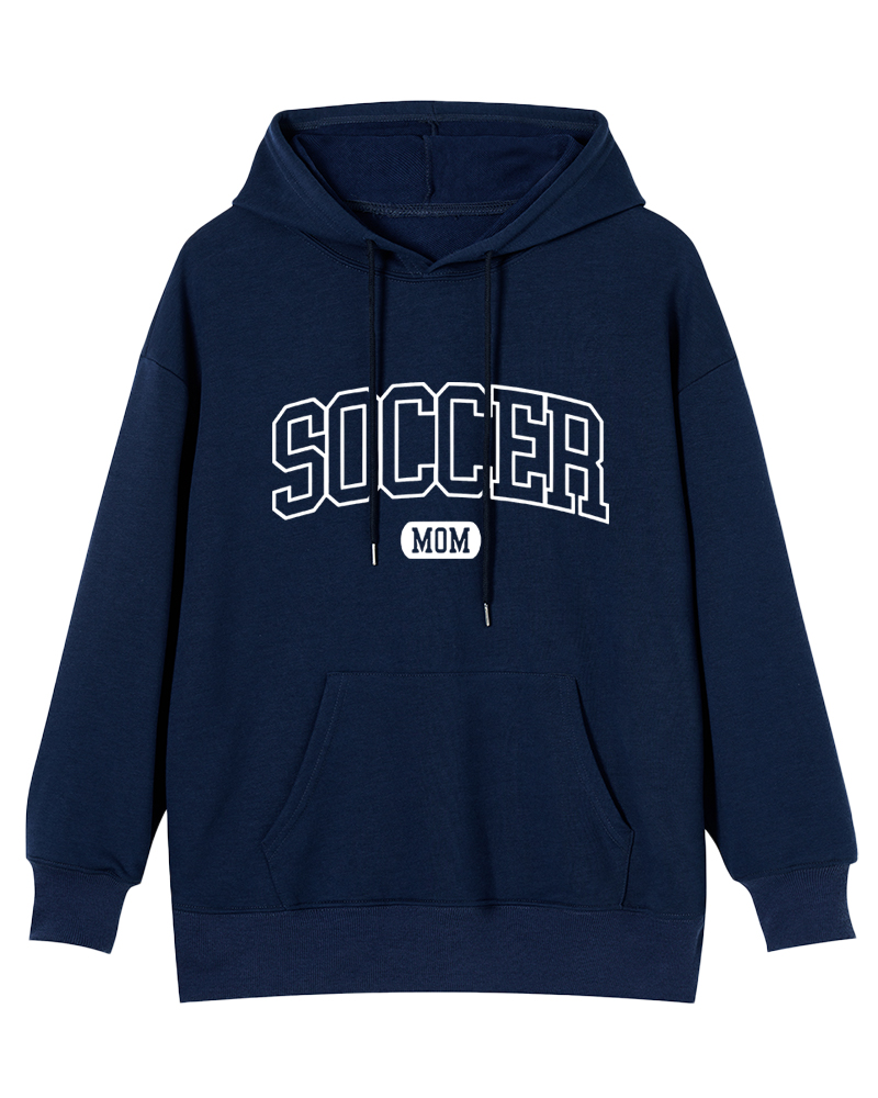 Custom Soccer Mom Cotton Hoodie image 4