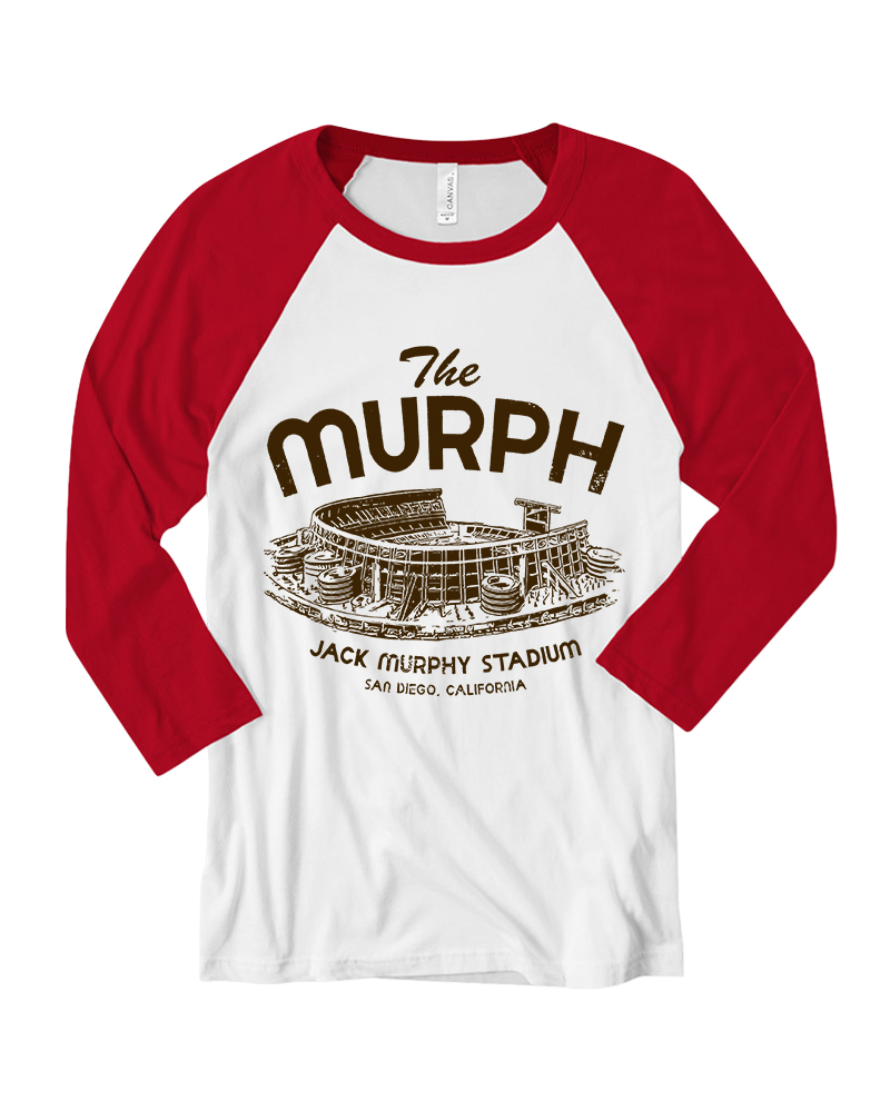 Jack Murphy Stadium Long Sleeve Raglan T-Shirt image 4