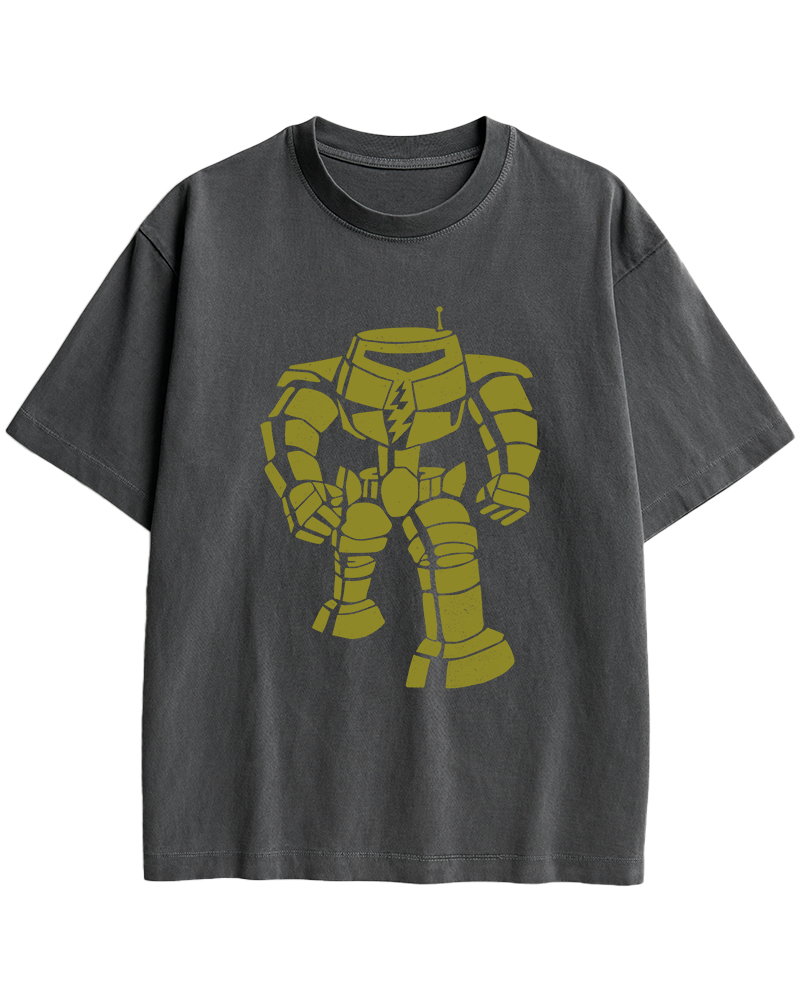 2000s Sci-Fi Robot Cotton T-Shirt image 4