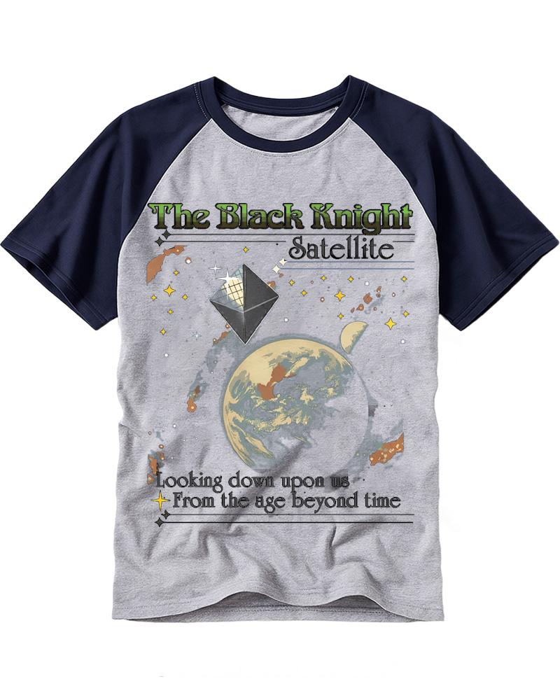 The Black Knight Satellite 2000s Raglan Baseball T-Shirt image 4