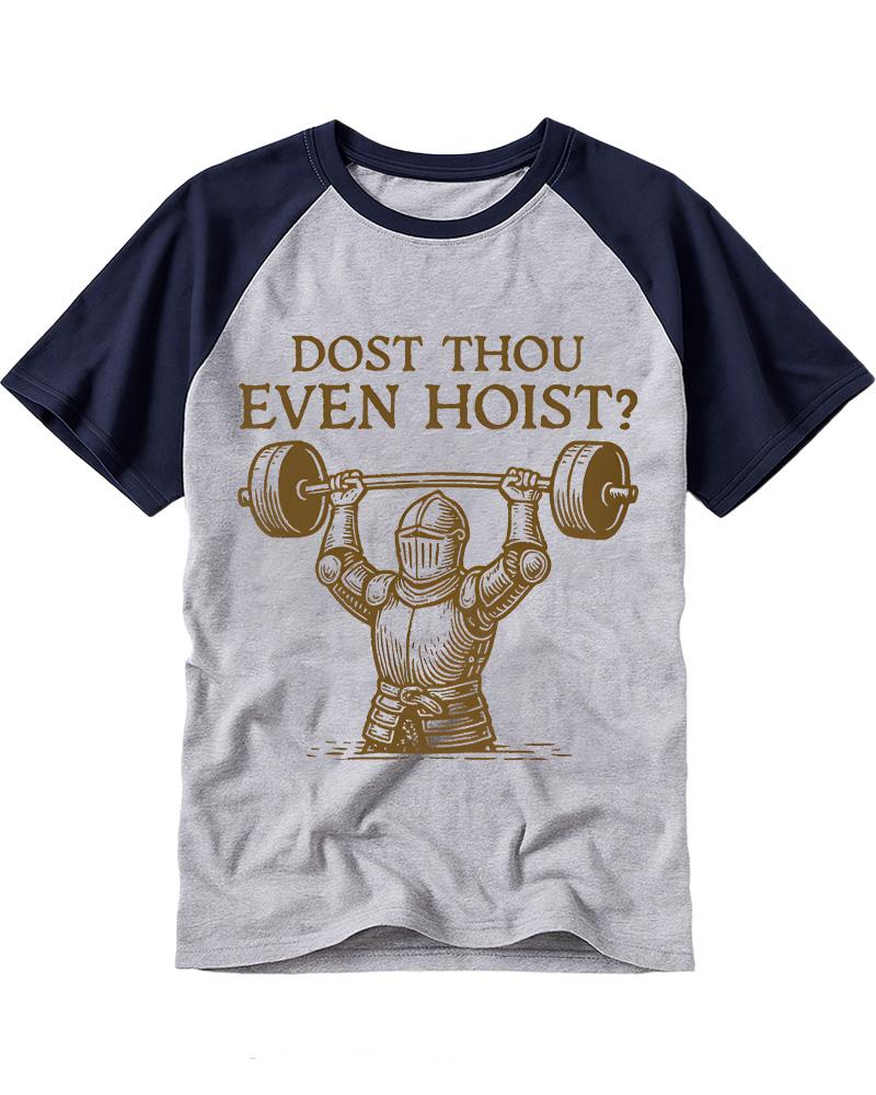 Dost Thou Even Hoist 1960s Raglan Baseball T-Shirt image 4