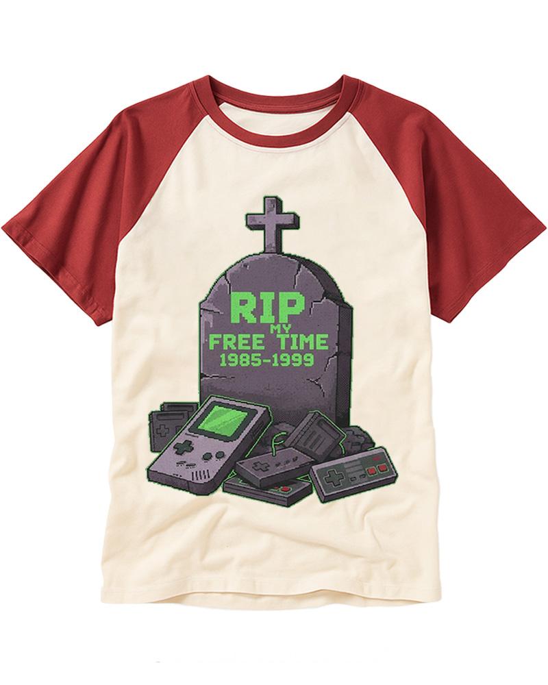 Save Your Soul Retro 90s Raglan Baseball T-Shirt image 4