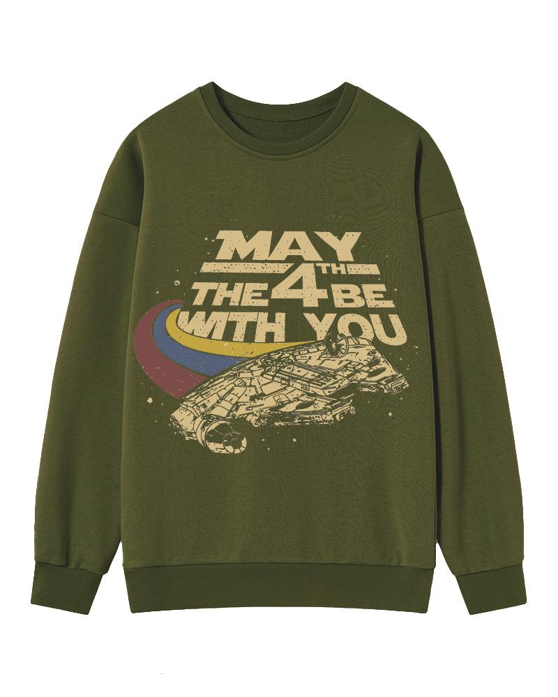 Science Fiction Graphic 1980s Cotton Sweatshirt image 4