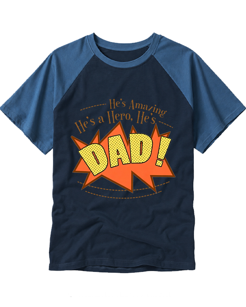 He’s Amazing 1960s Raglan Baseball T-Shirt image 5