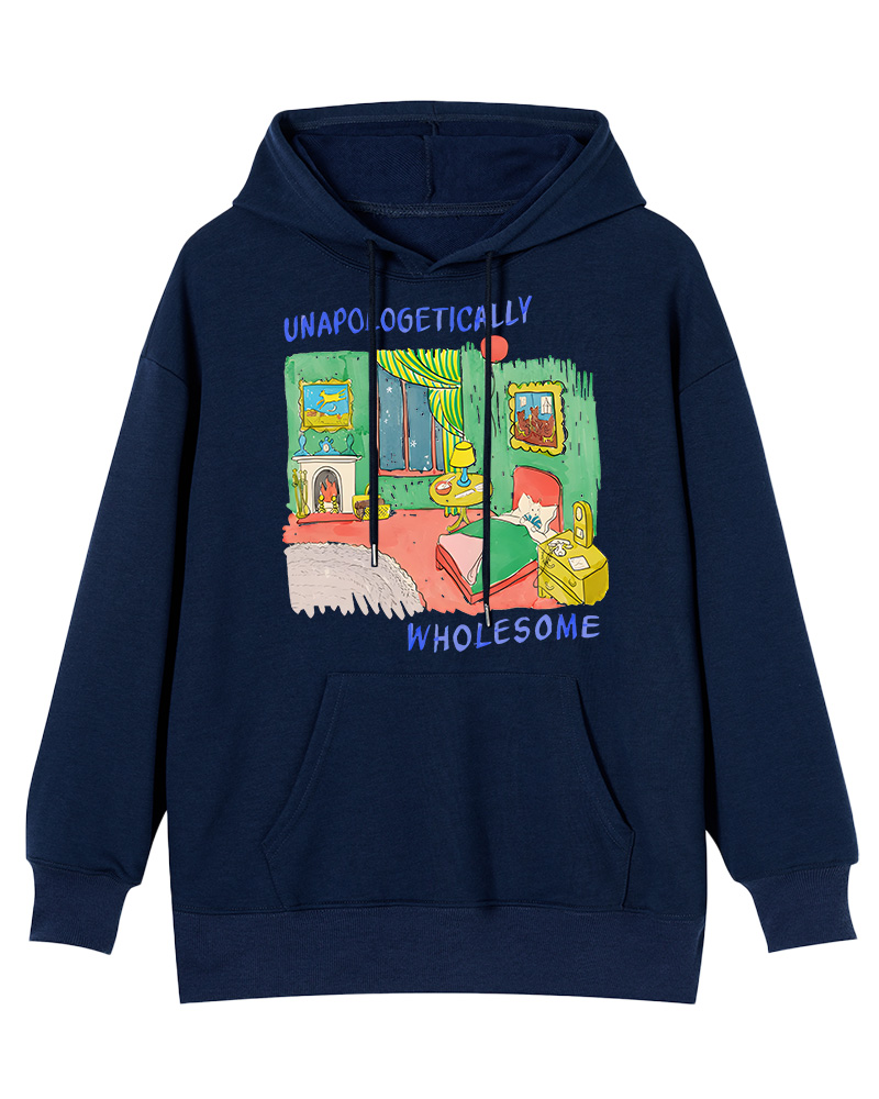 Wholesome Meme Cotton Hoodie image 5