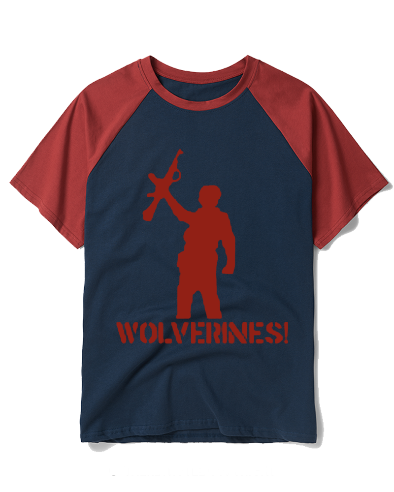 Wolverines! 1980s Raglan Baseball T-Shirt image 5