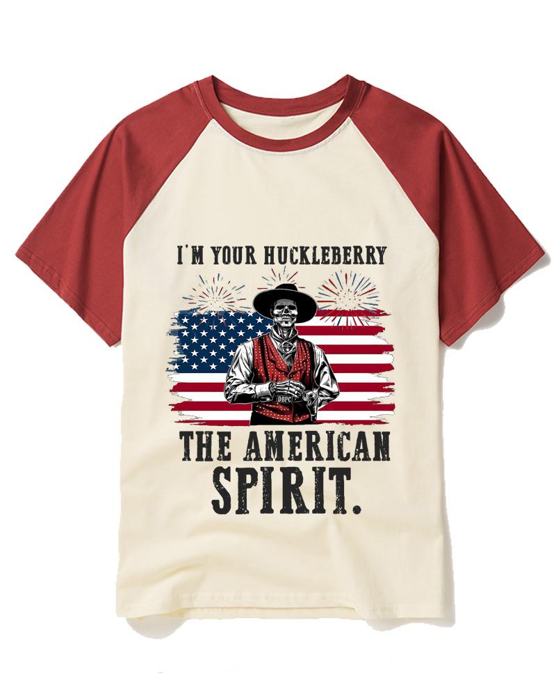 I'm Your Huckleberry 1990s Raglan Baseball T-Shirt image 5