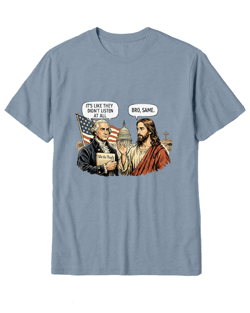 TheRetroTeeIt’s Like They Didn’T Listen At All Cotton T-Shirt image 5