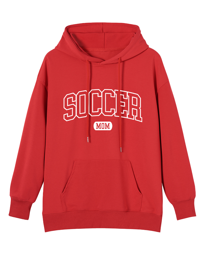 Custom Soccer Mom Cotton Hoodie image 5