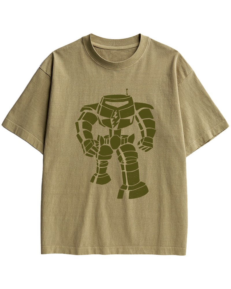 2000s Sci-Fi Robot Cotton T-Shirt image 5