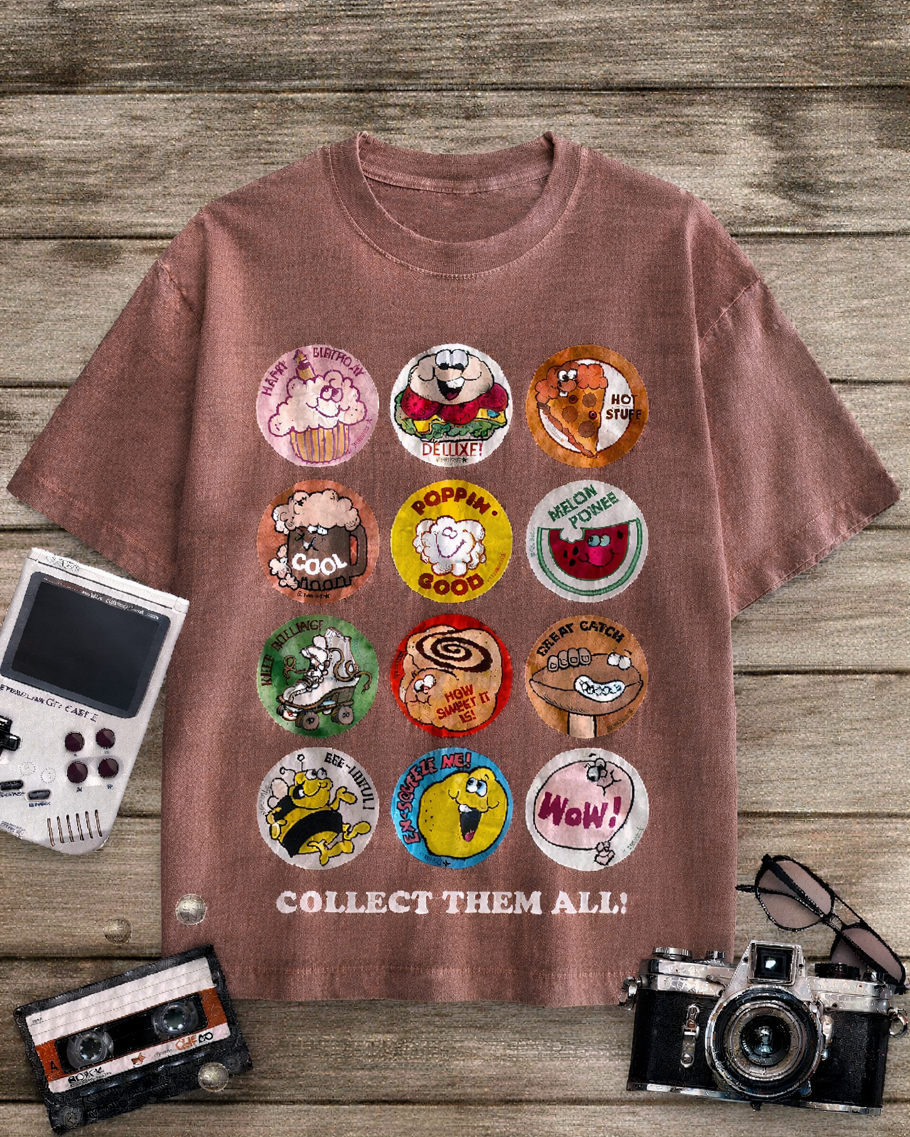 Collect Them All 1980s Cotton T-Shirt image 5