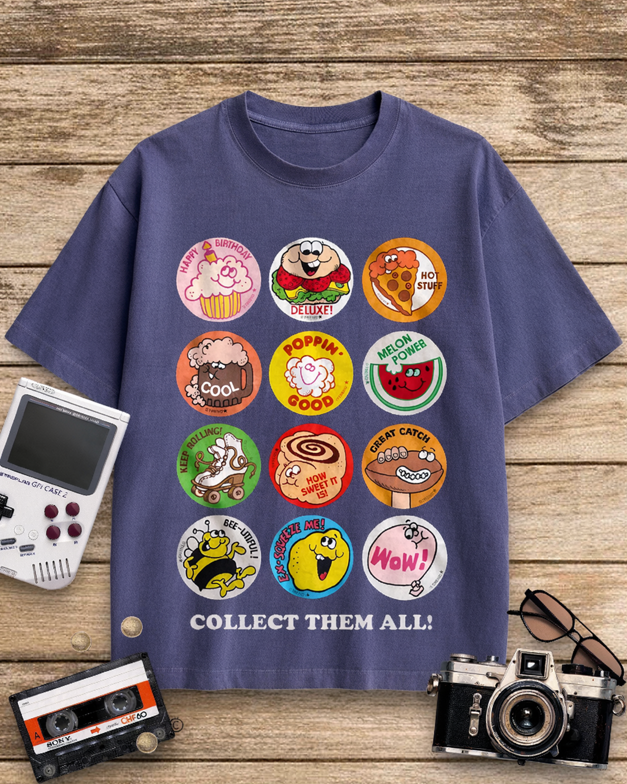 Collect Them All 1980s Cotton T-Shirt image 6
