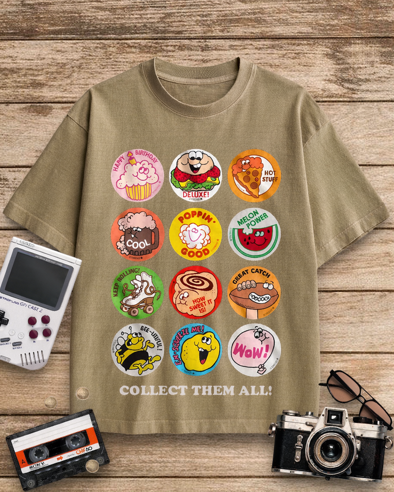 Collect Them All 1980s Cotton T-Shirt image 8