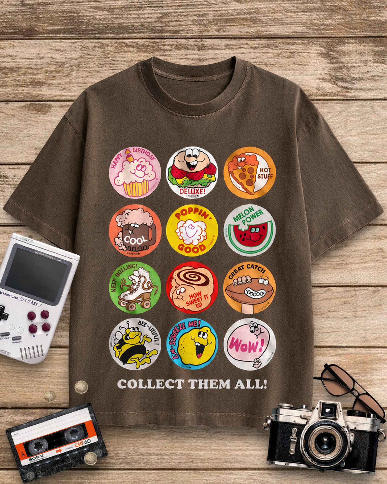 Collect Them All 1980s Cotton T-Shirt image 9