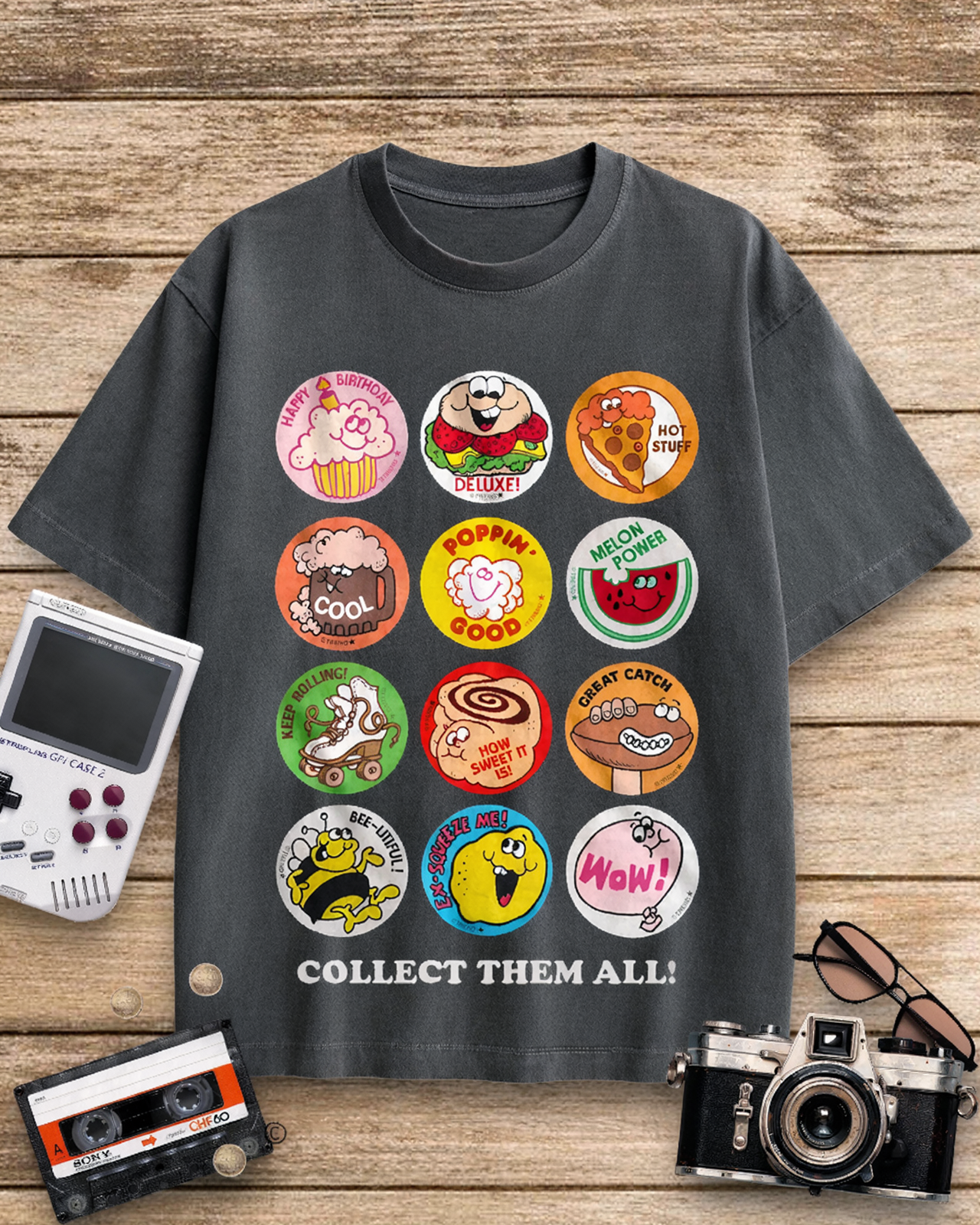 Collect Them All 1980s Cotton T-Shirt image 10