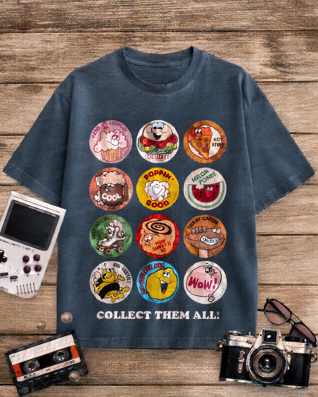 Collect Them All 1980s Cotton T-Shirt image 12