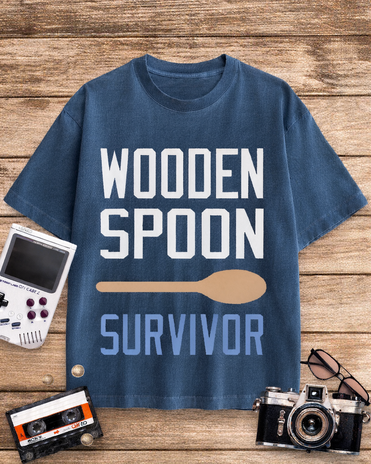 Wooden Spoon Survivor 2000s Cotton T-Shirt image 3