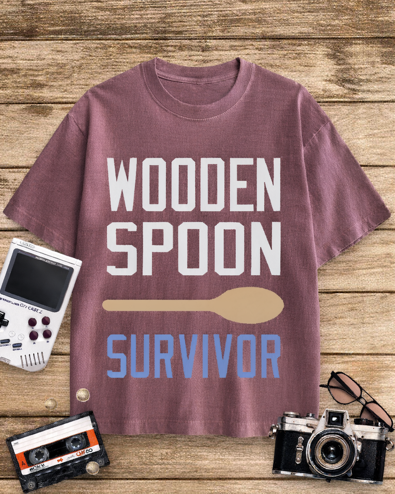 Wooden Spoon Survivor 2000s Cotton T-Shirt image 4