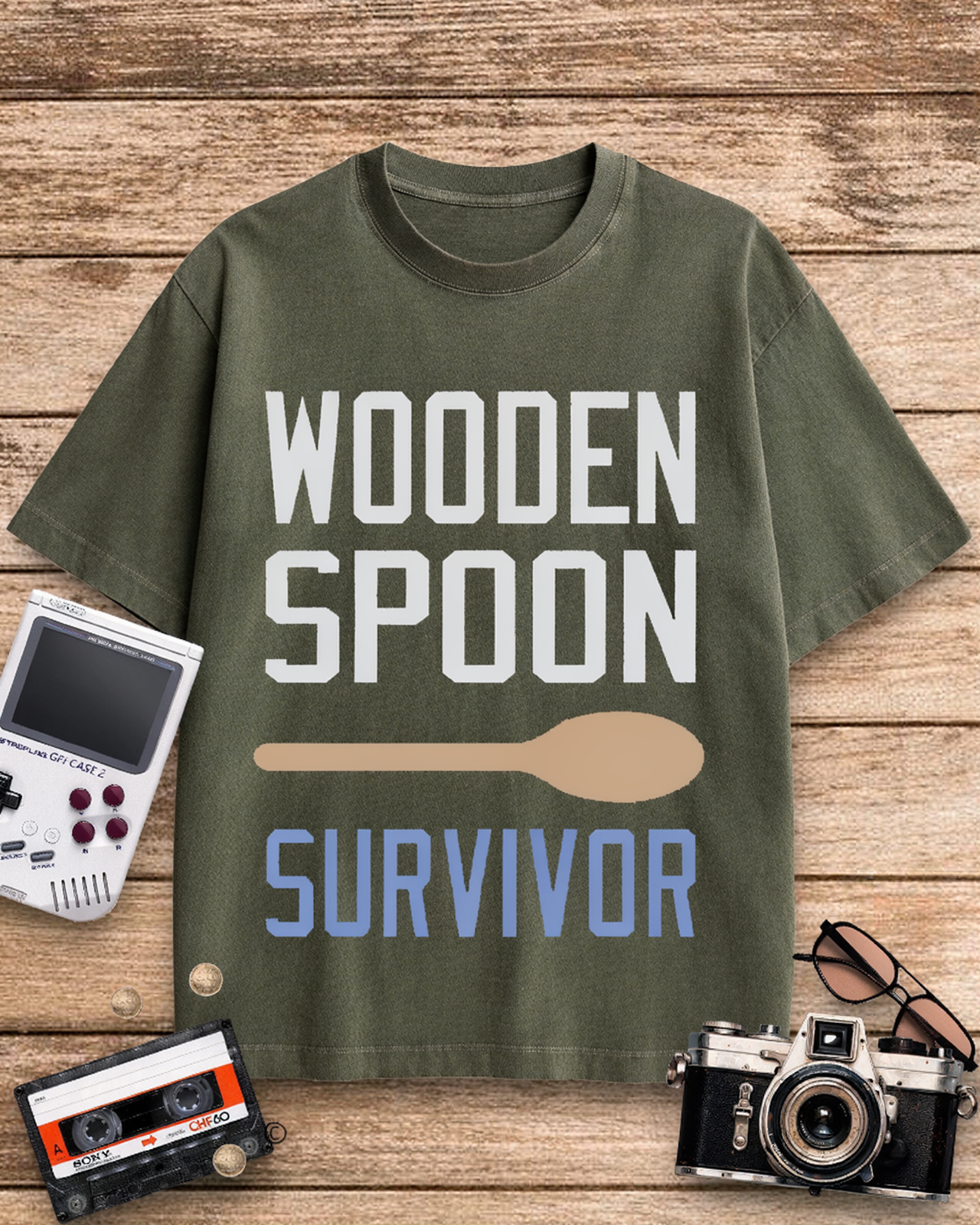 Wooden Spoon Survivor 2000s Cotton T-Shirt image 5