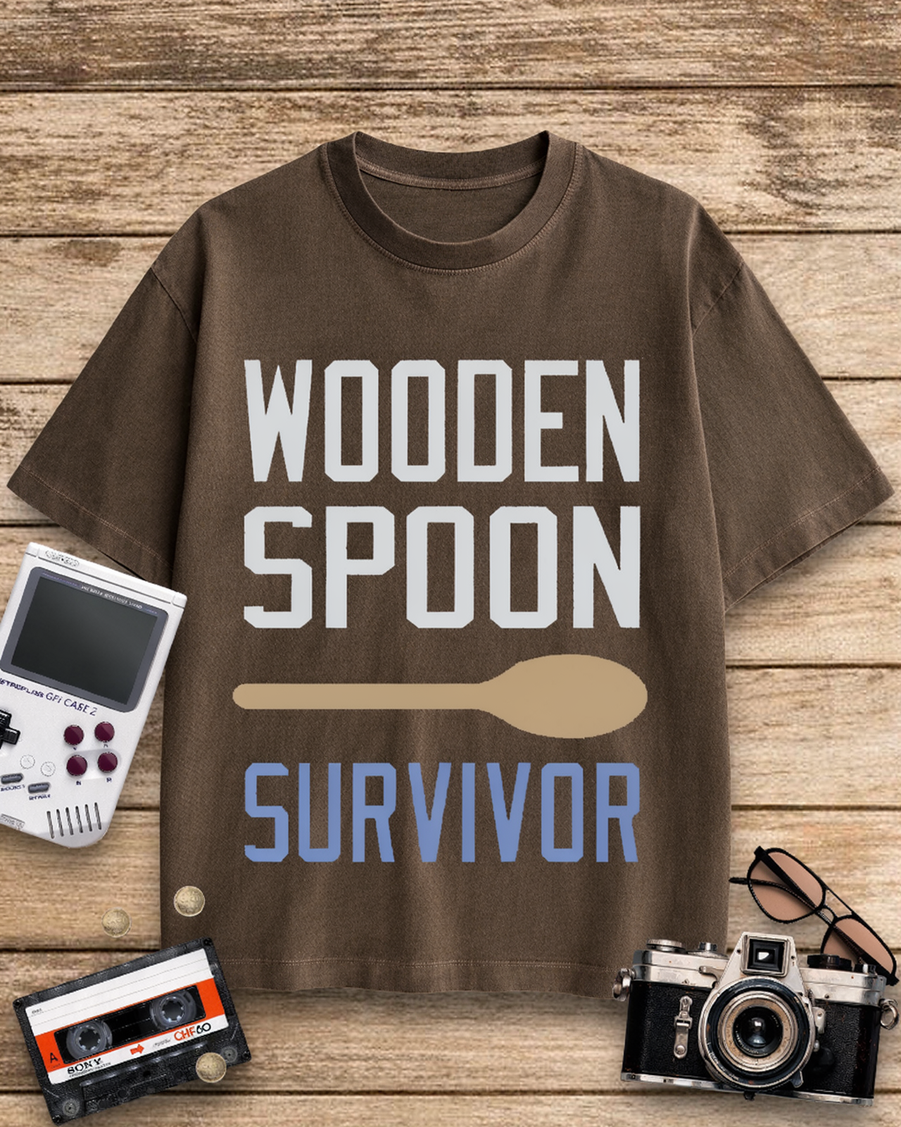 Wooden Spoon Survivor 2000s Cotton T-Shirt image 7