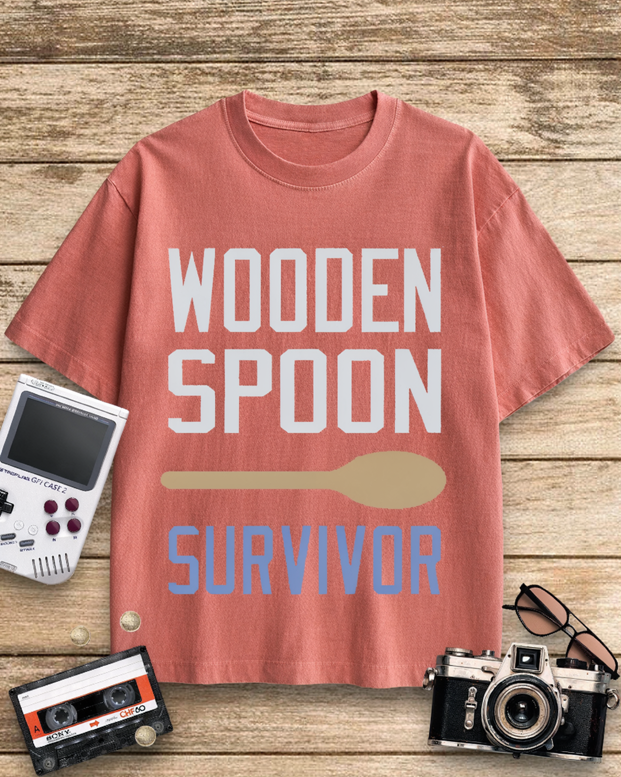 Wooden Spoon Survivor 2000s Cotton T-Shirt image 8