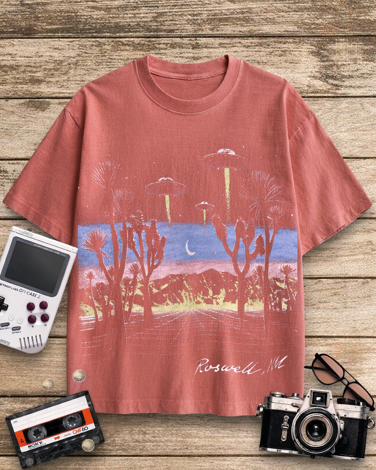 Roswell Vintage 1950s Cotton T-Shirt image 6