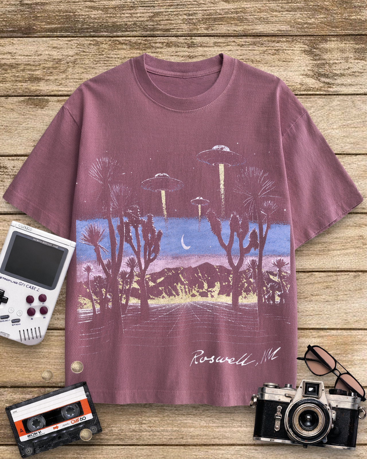 Roswell Vintage 1950s Cotton T-Shirt image 8