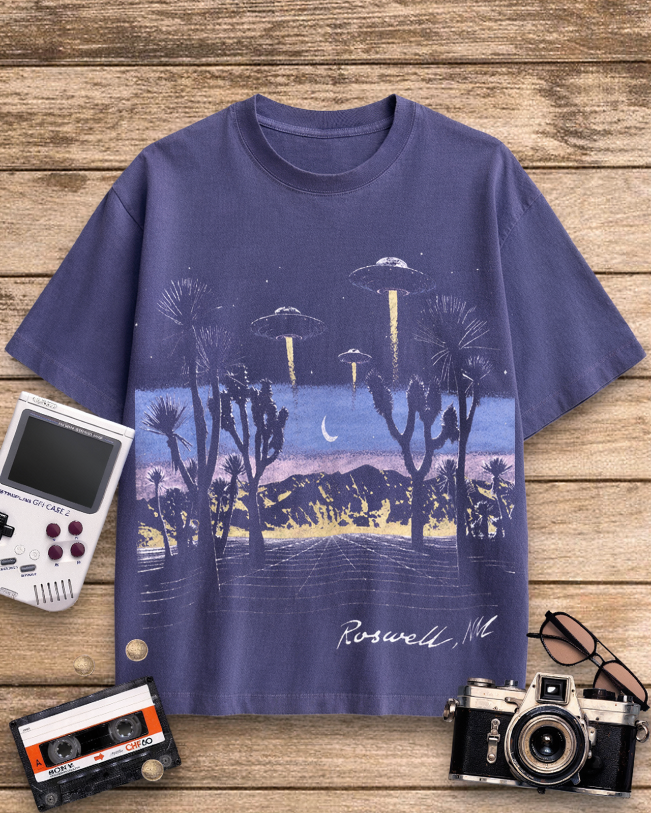 Roswell Vintage 1950s Cotton T-Shirt image 9