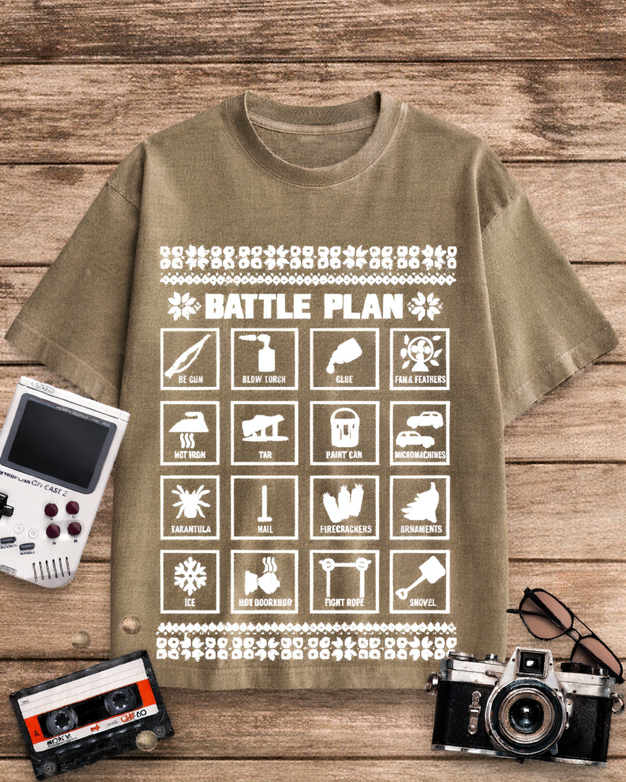 Battle Plan 1990s Cotton T-Shirt image 2