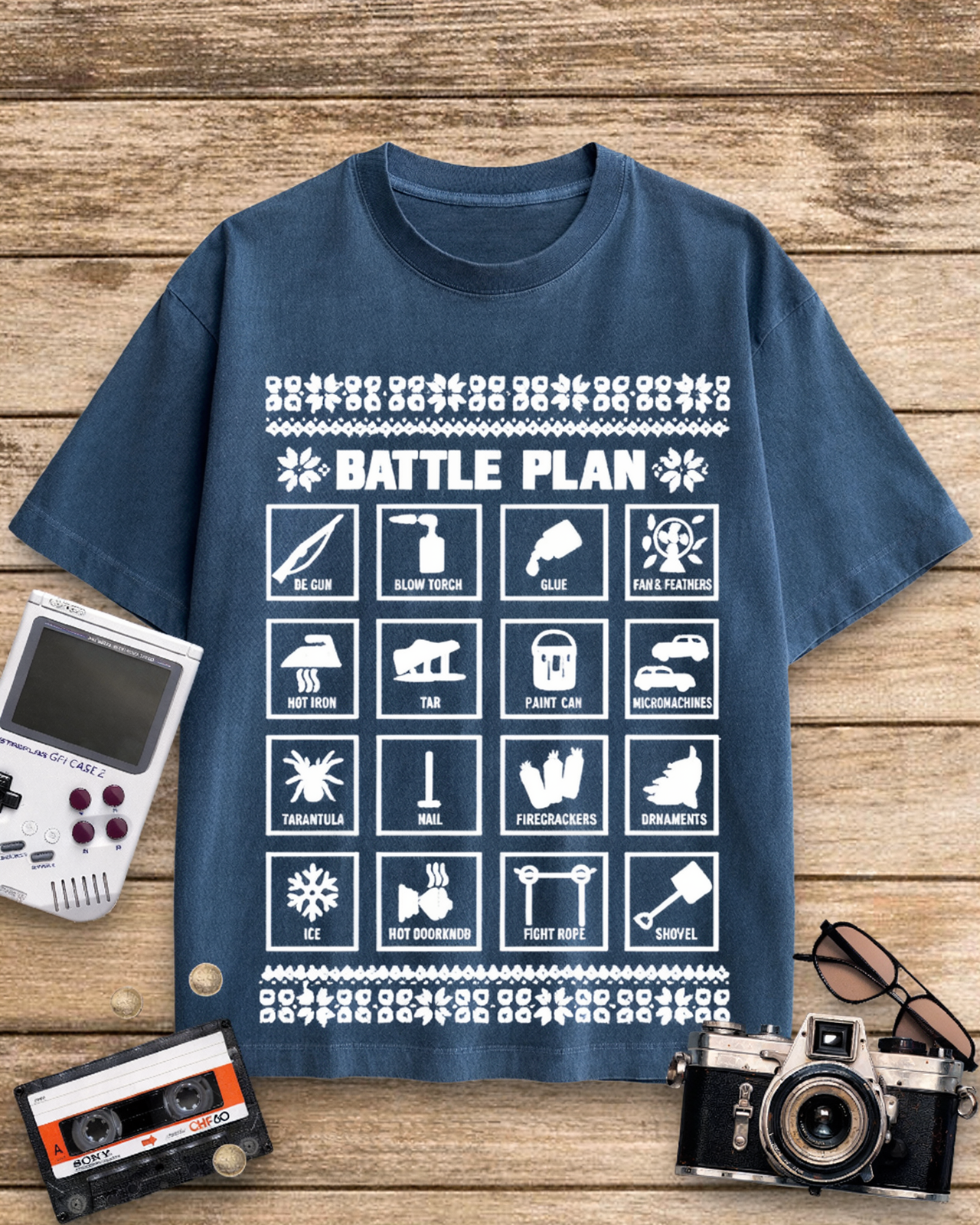 Battle Plan 1990s Cotton T-Shirt image 3