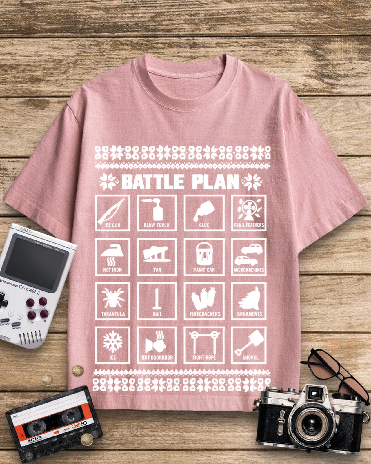 Battle Plan 1990s Cotton T-Shirt image 4