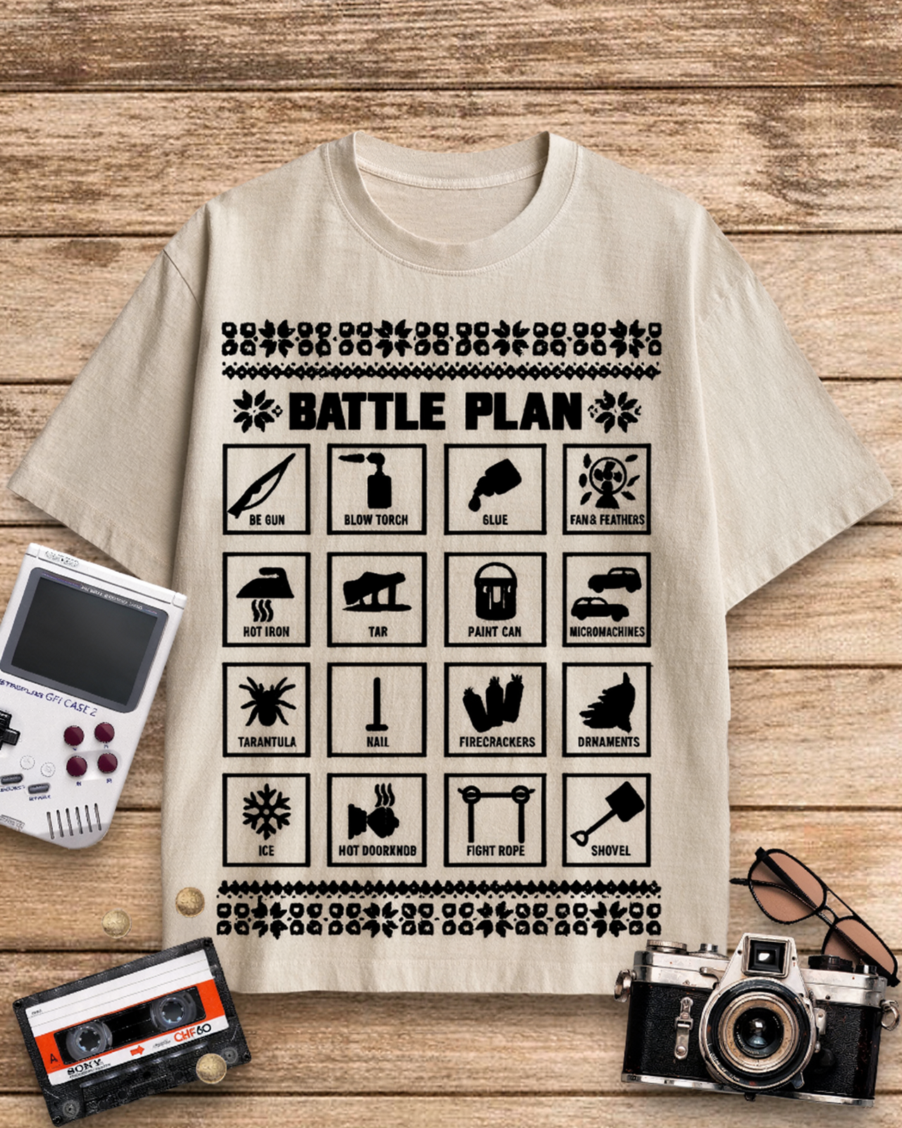 Battle Plan 1990s Cotton T-Shirt image 7