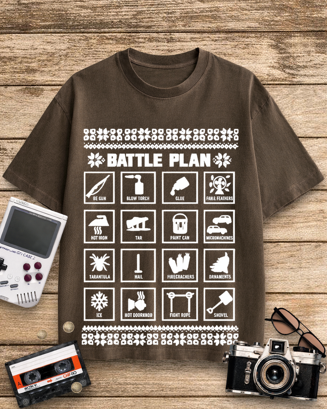 Battle Plan 1990s Cotton T-Shirt image 8