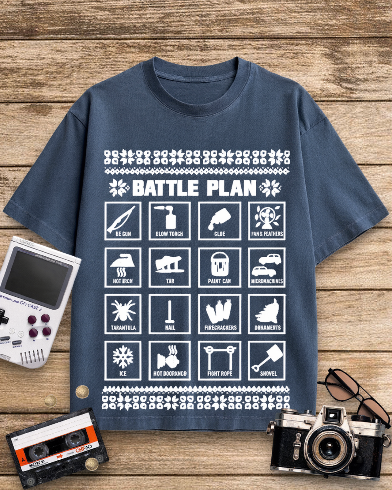 Battle Plan 1990s Cotton T-Shirt image 9