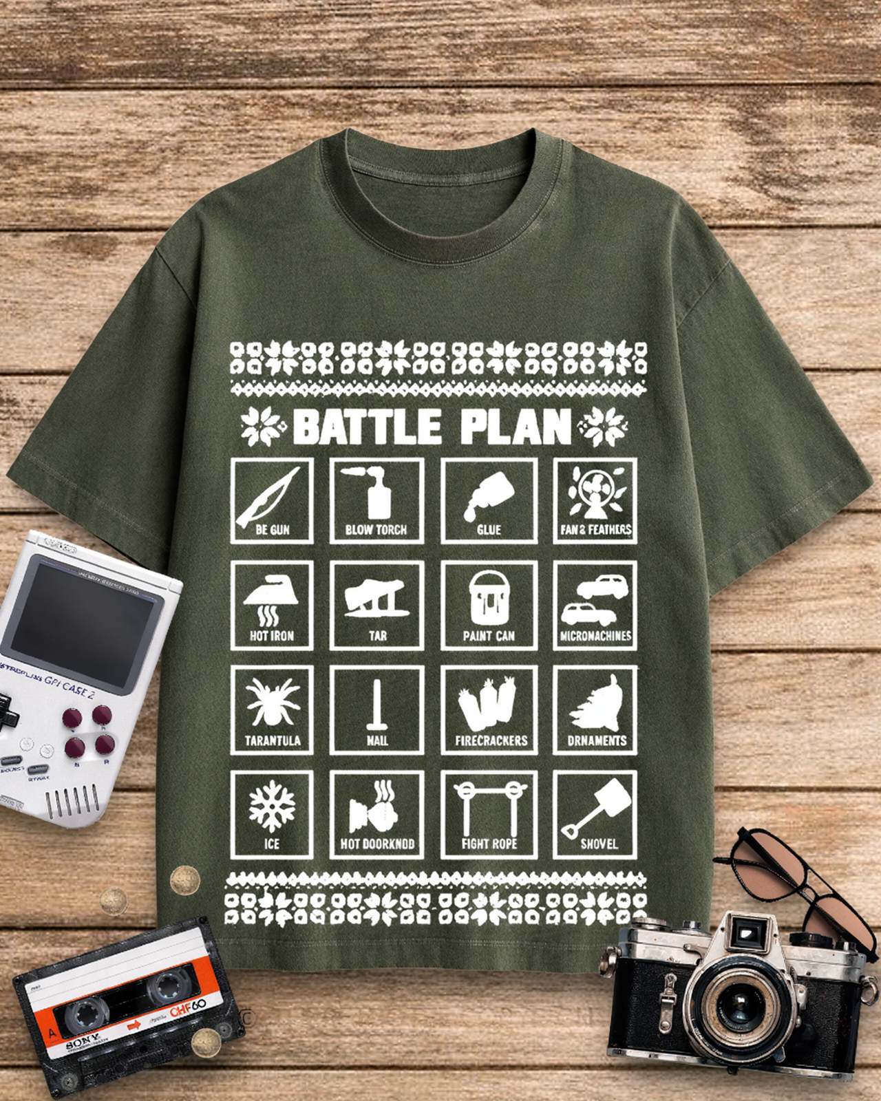 Battle Plan 1990s Cotton T-Shirt image 11