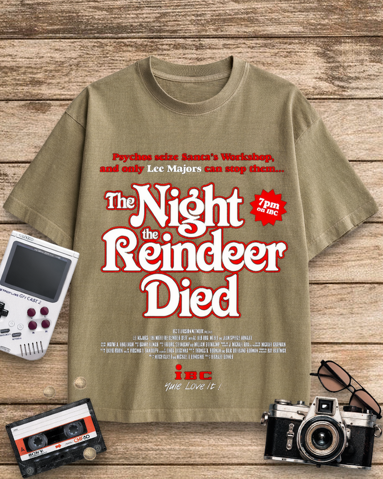 The Night The Reindeer Died 1970s Cotton T-Shirt image 6