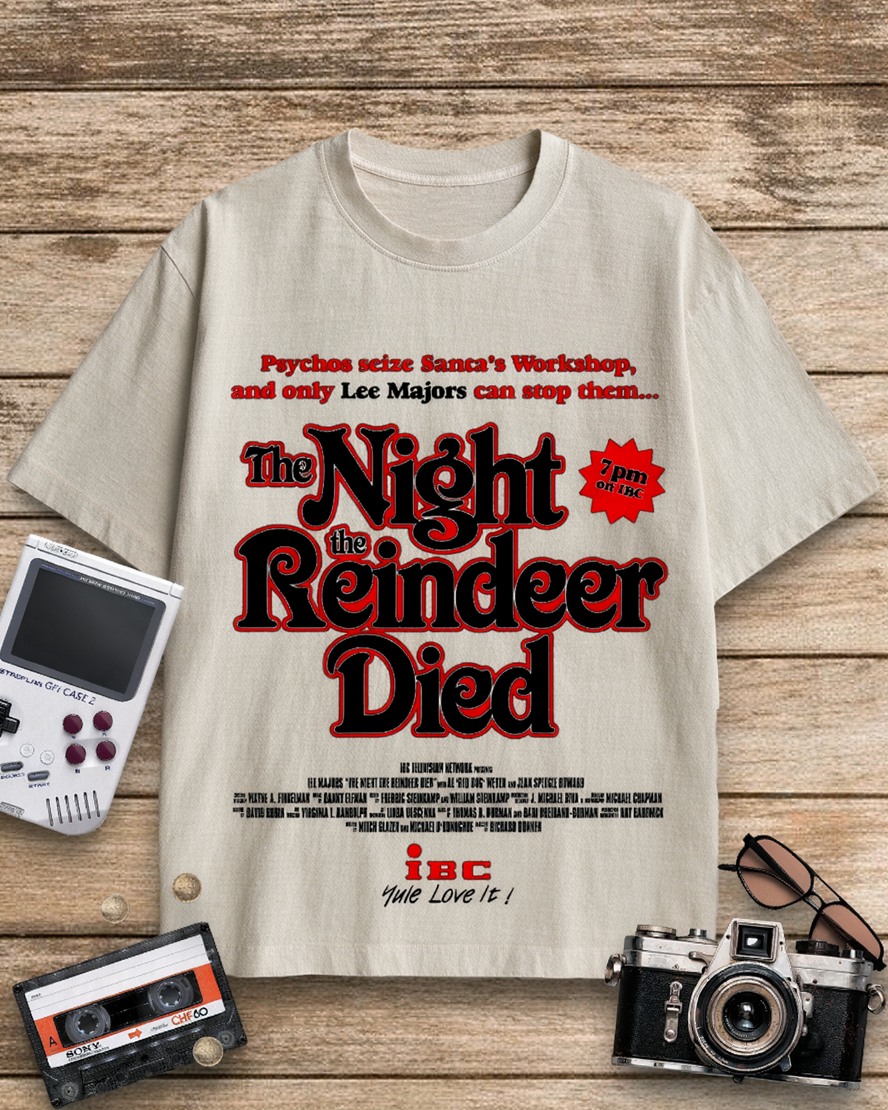 The Night The Reindeer Died 1970s Cotton T-Shirt image 7