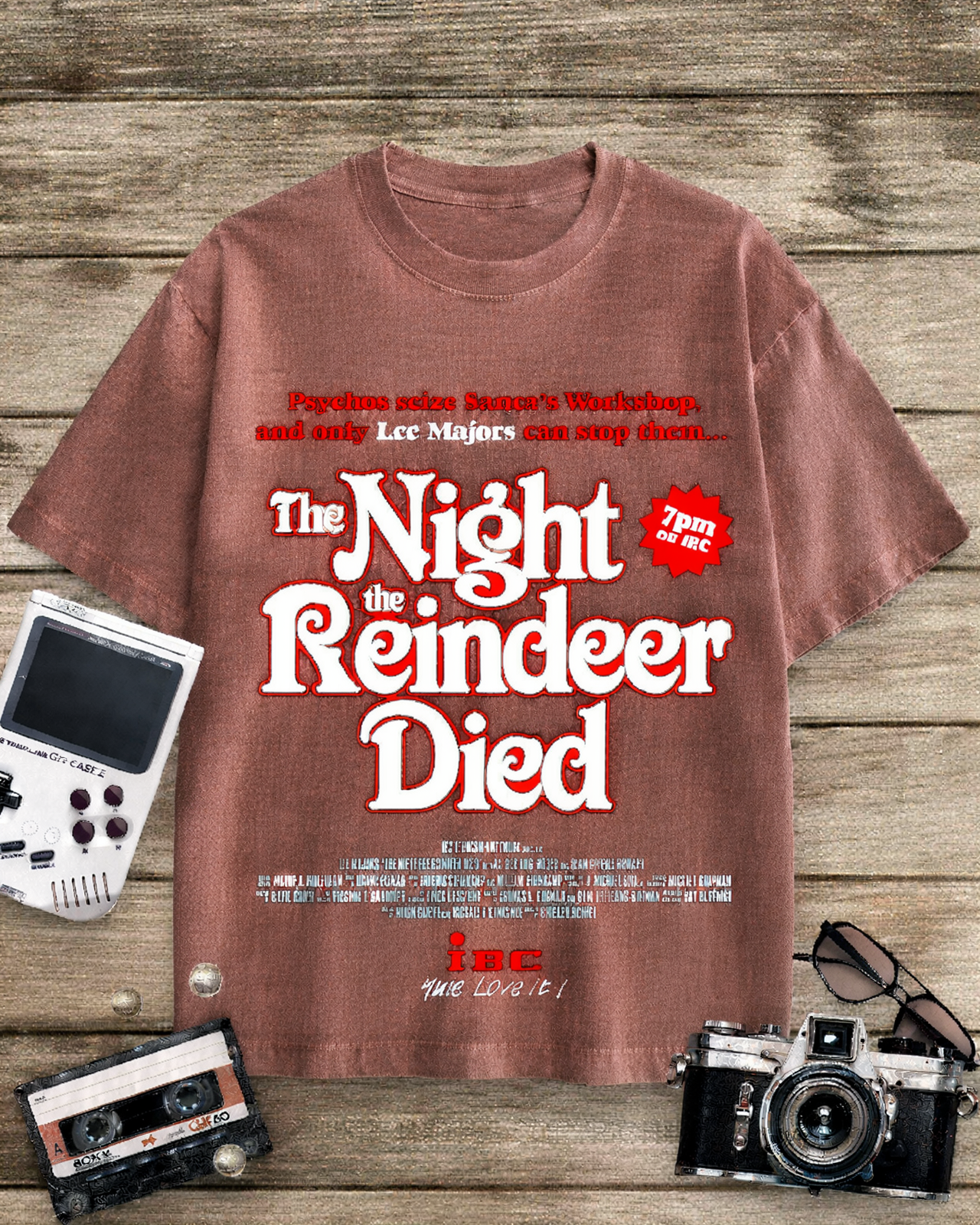 The Night The Reindeer Died 1970s Cotton T-Shirt image 8