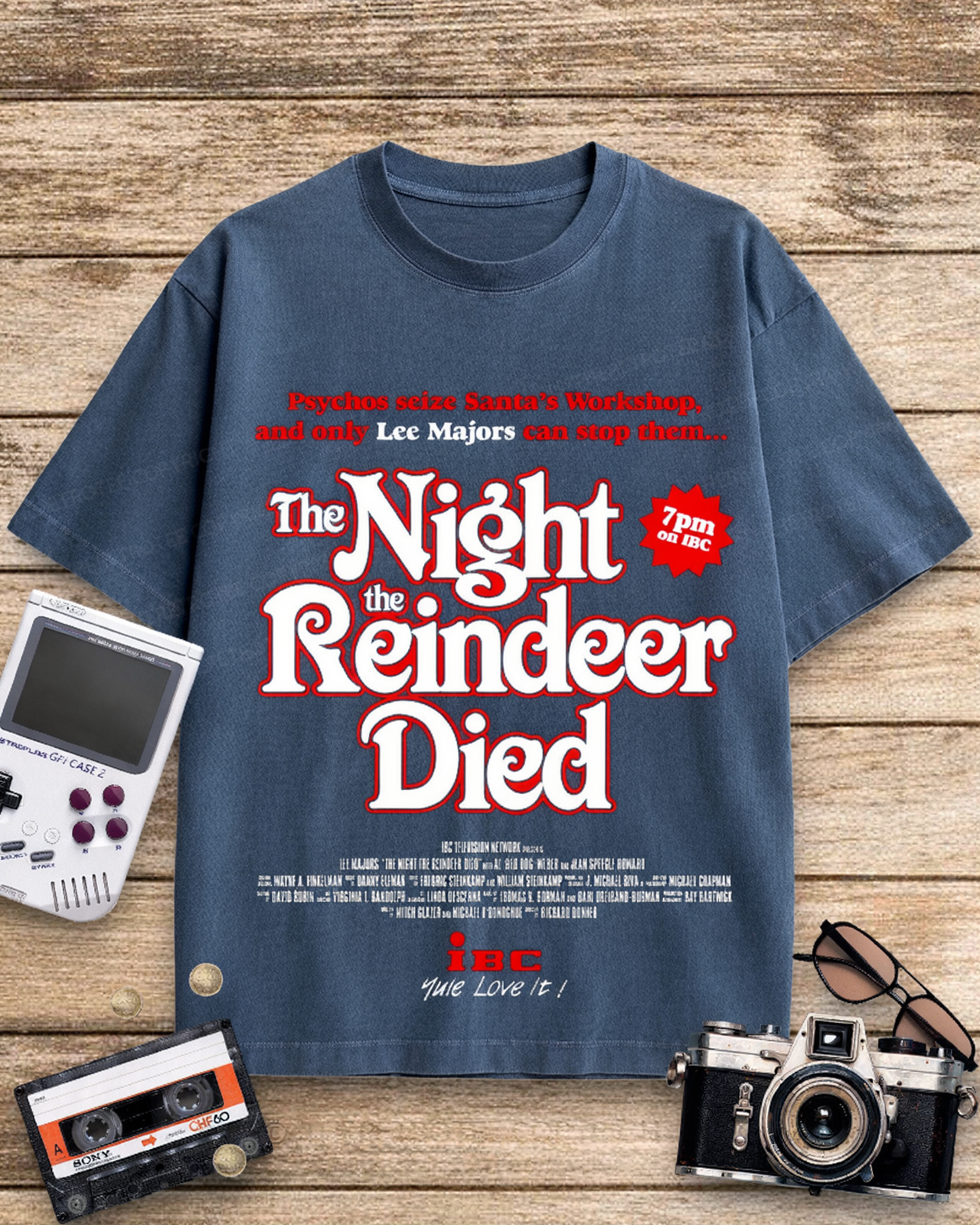 The Night The Reindeer Died 1970s Cotton T-Shirt image 9