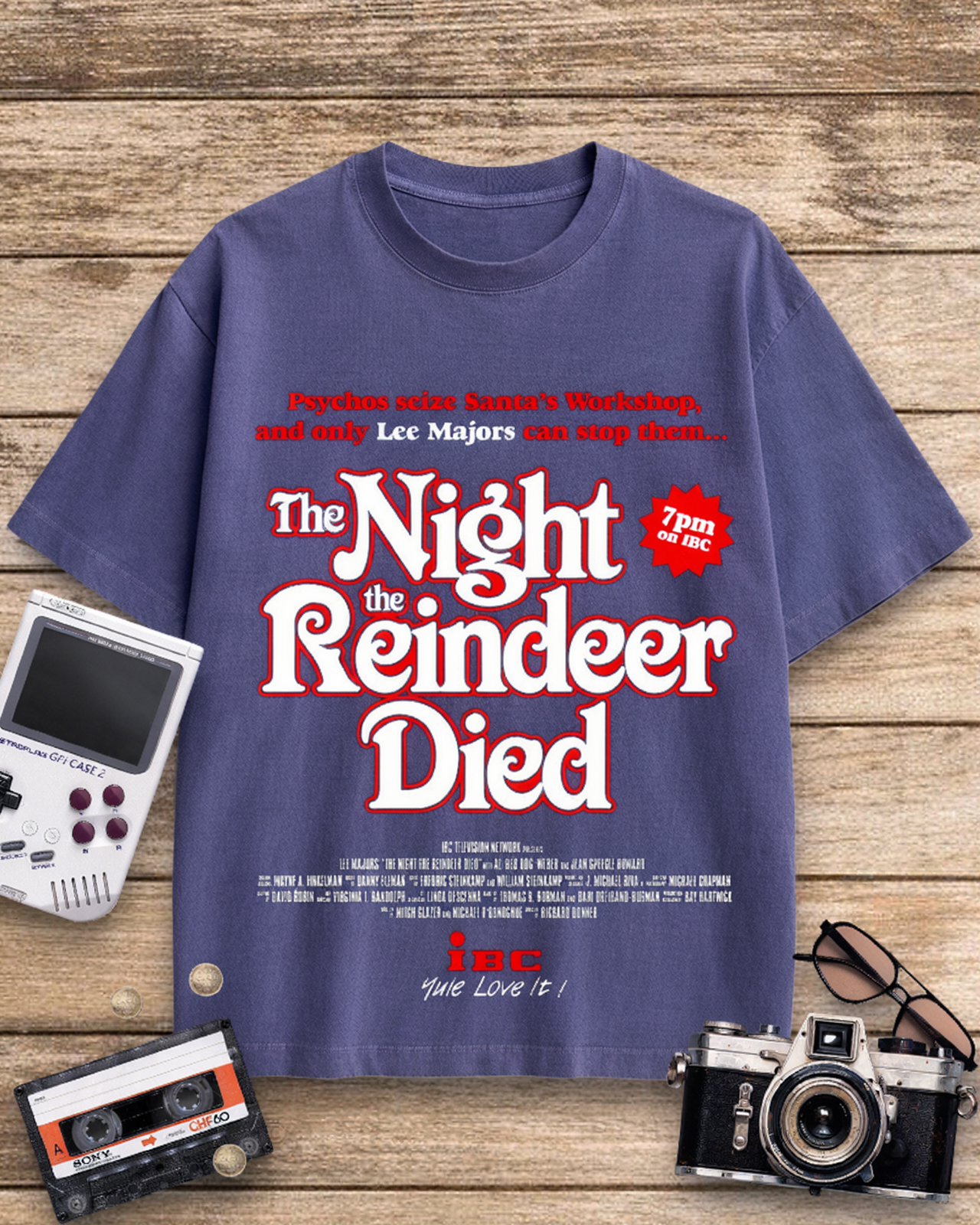 The Night The Reindeer Died 1970s Cotton T-Shirt image 10
