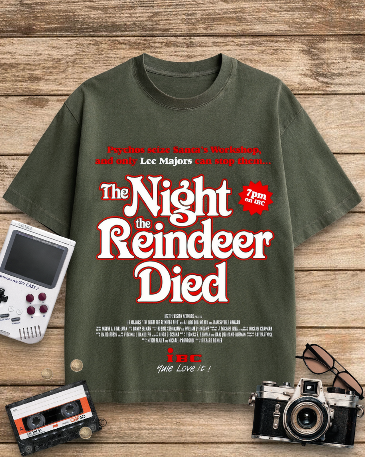 The Night The Reindeer Died 1970s Cotton T-Shirt image 12
