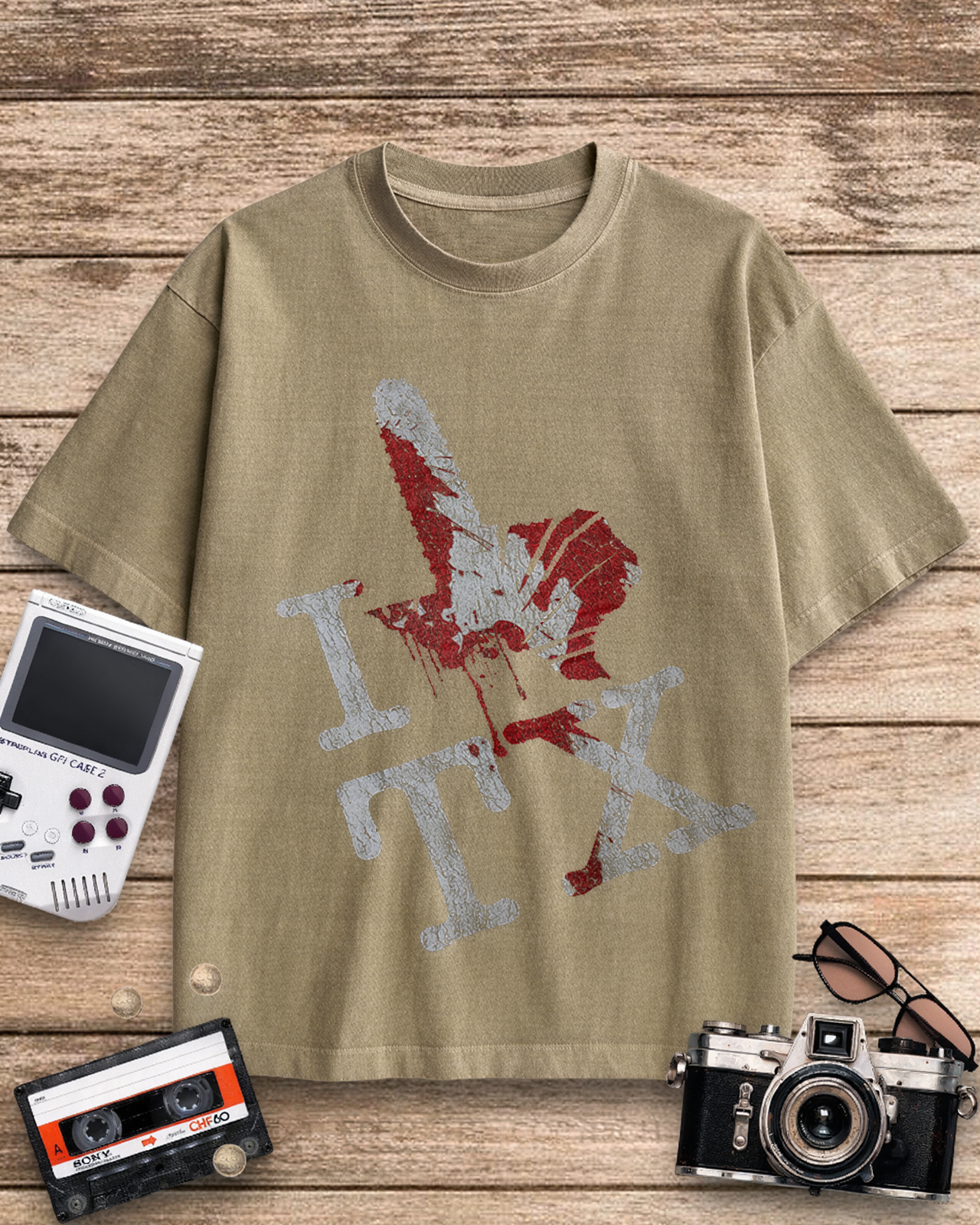 I Love Texas 2000s Cotton T-Shirt image 5