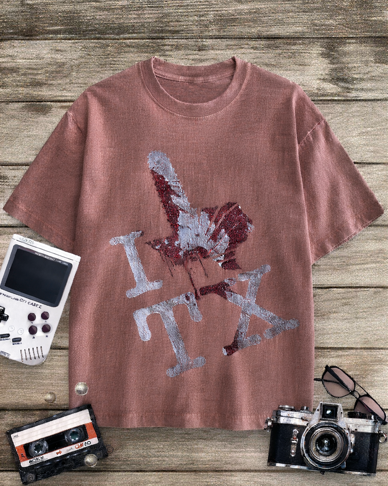 I Love Texas 2000s Cotton T-Shirt image 7