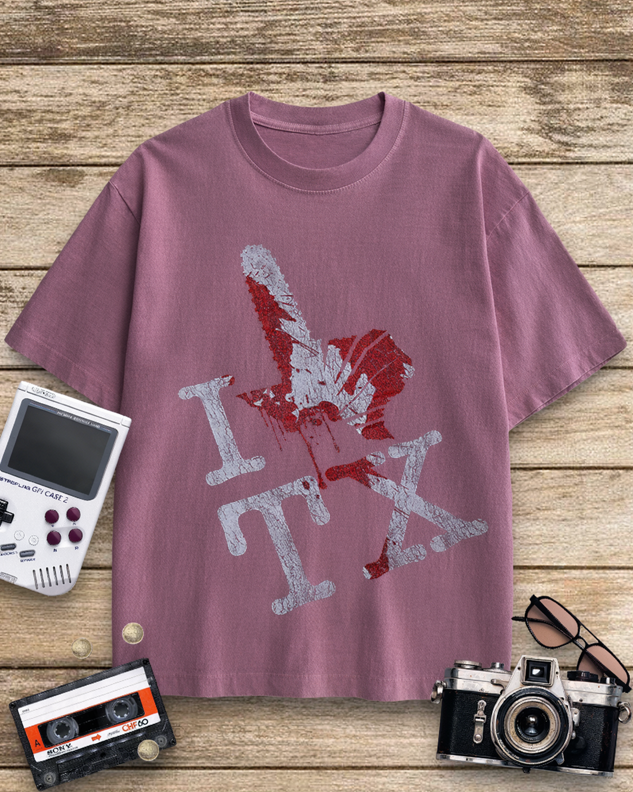 I Love Texas 2000s Cotton T-Shirt image 9