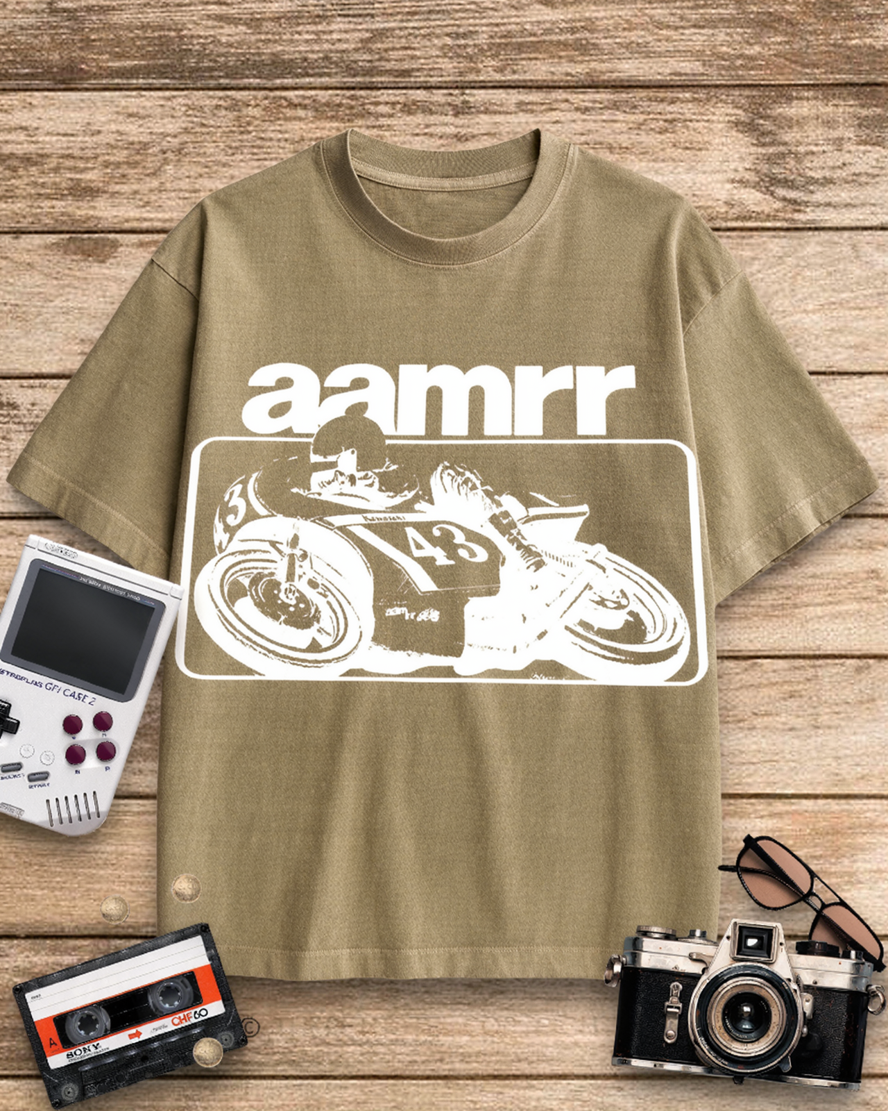 #43 aamrr 1970s Cotton T-Shirt image 3