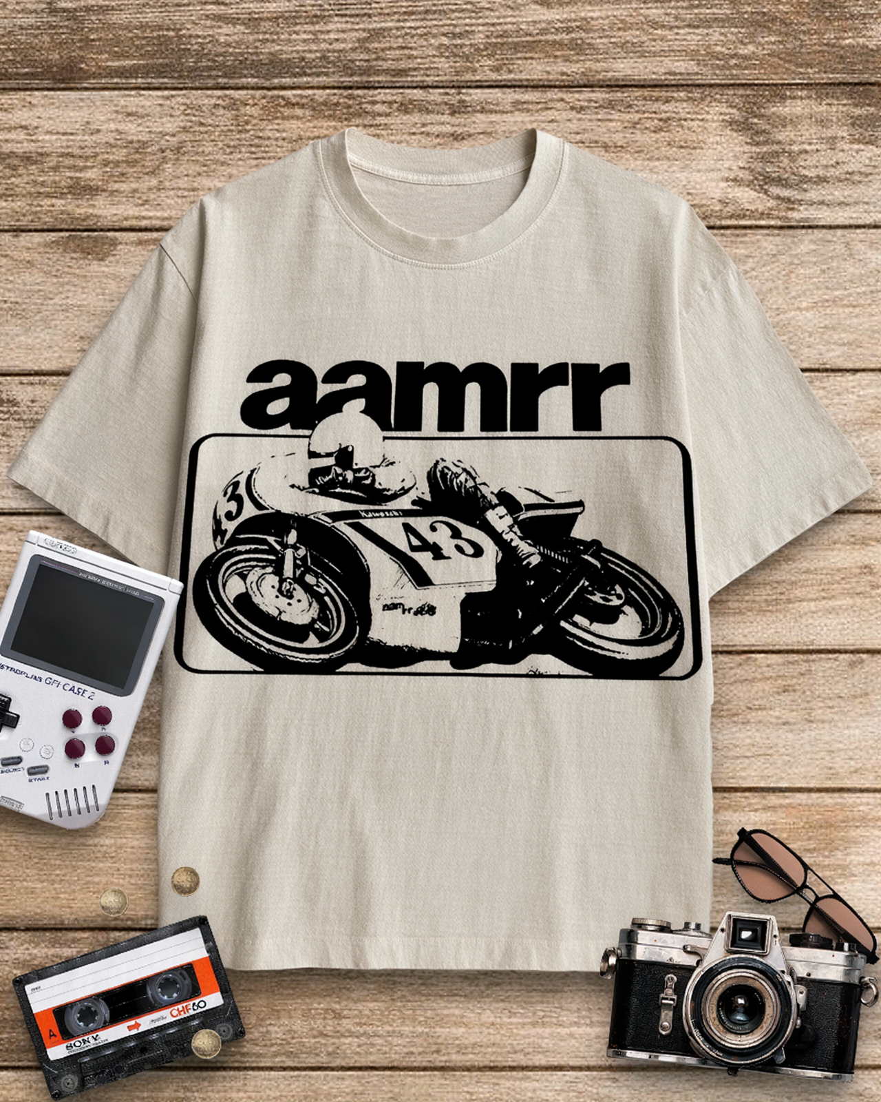 #43 aamrr 1970s Cotton T-Shirt image 4