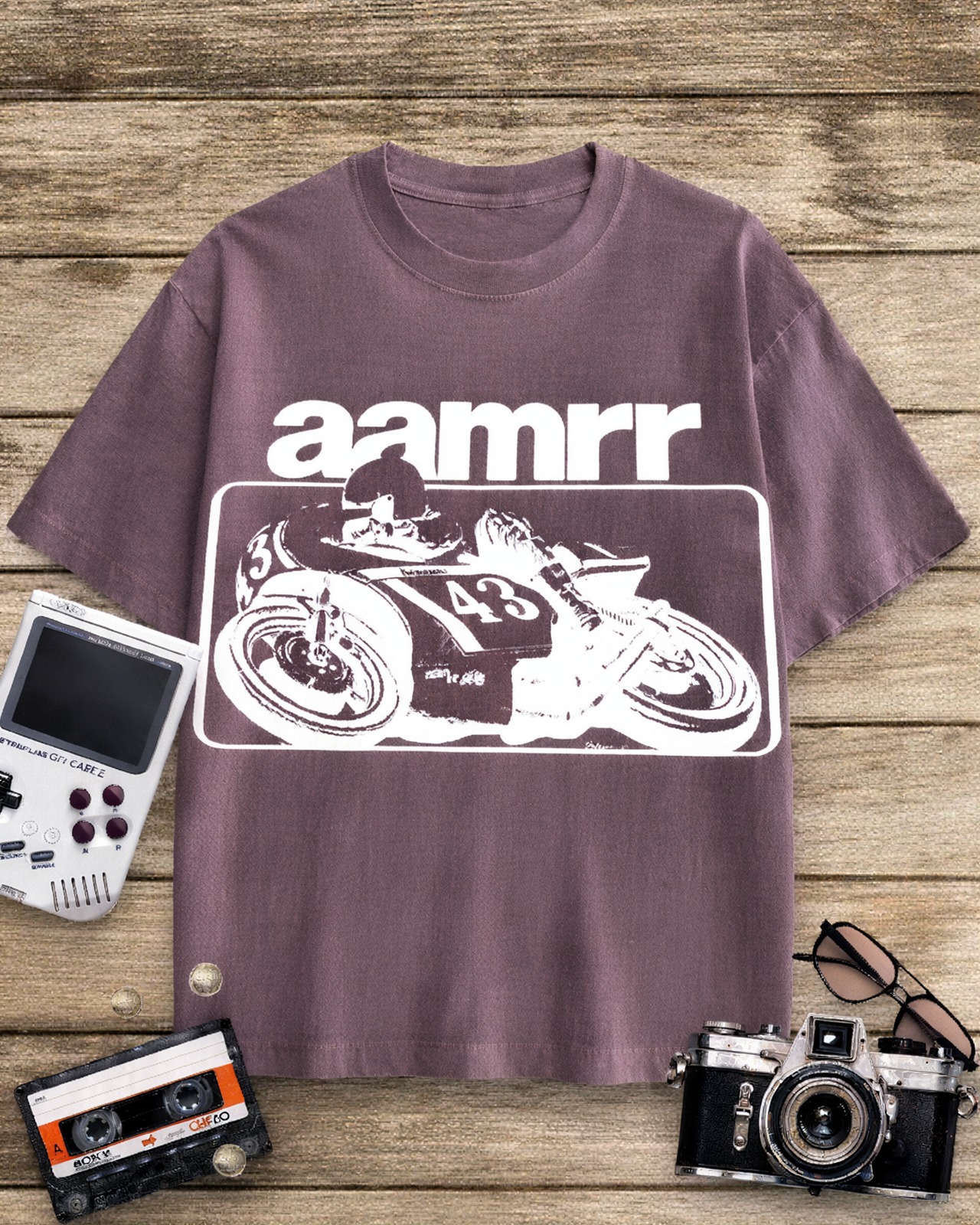 #43 aamrr 1970s Cotton T-Shirt image 5