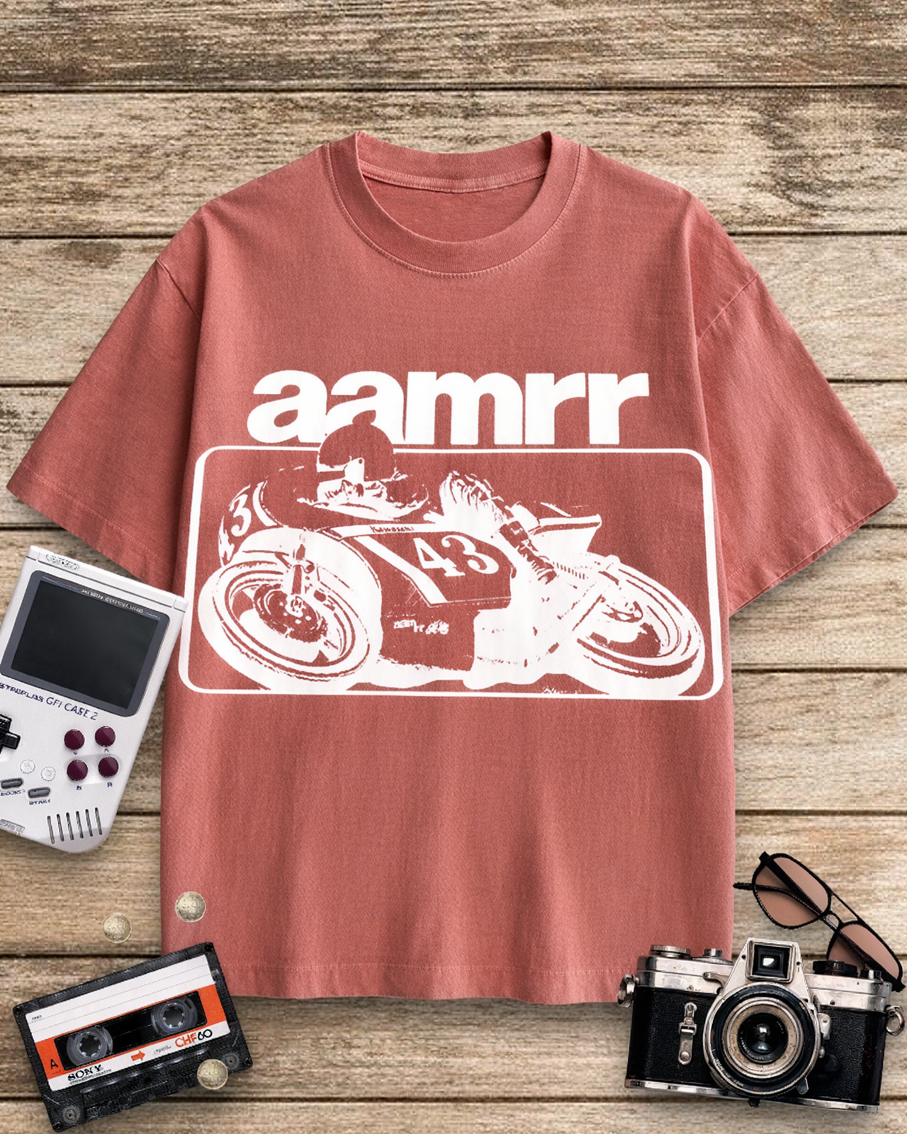 #43 aamrr 1970s Cotton T-Shirt image 9